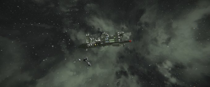 Blueprint Interplanetary lightspeed jump ship v1.3 Space Engineers mod