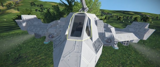 Blueprint Raptor fighter Space Engineers mod