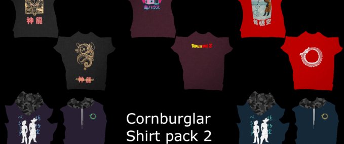 Other CornBurglar DBZ Shirts Part-2 Skater XL mod
