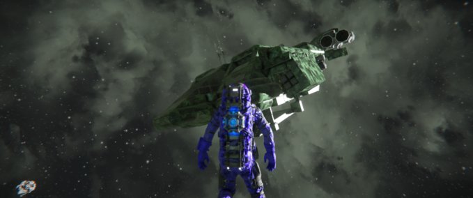 Blueprint Retro Aliens_UD-4L Dropship Cheyenne Space Engineers mod