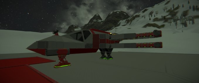 Blueprint X-Wing Space Engineers mod