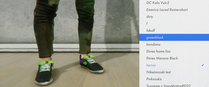 Shoes fm shoes custom made Skater XL mod