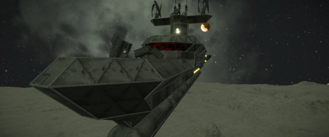Blueprint USN cruiser class Space Engineers mod