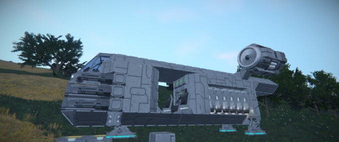 Blueprint Razor Crest ** Space Engineers mod