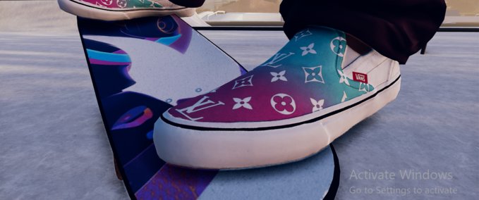 Shoes Louis Vuitton Vans Skater XL mod