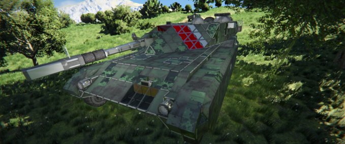 Blueprint RIF Balester T95 (Earth camo) Space Engineers mod