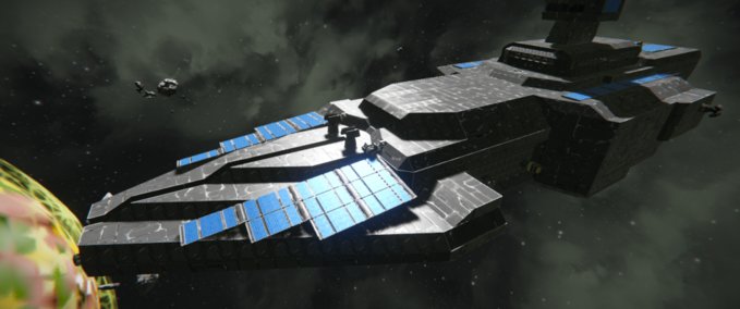 Blueprint Achilles-Class Light Starcarrier Space Engineers mod