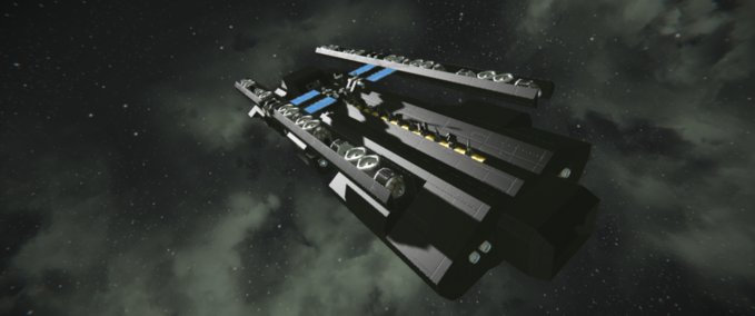 Blueprint U.S.S-BlackGhost Space Engineers mod