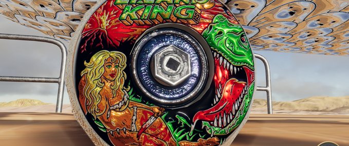 Gear Spitfire Lizard King [FOIL] Pro Wheels Skater XL mod