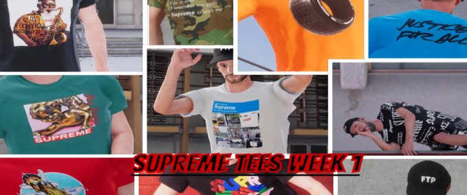 Gear Supreme Tees Week 1 Skater XL mod