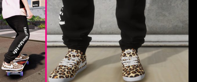 Gear Leopard Print - Nike SB's Skater XL mod