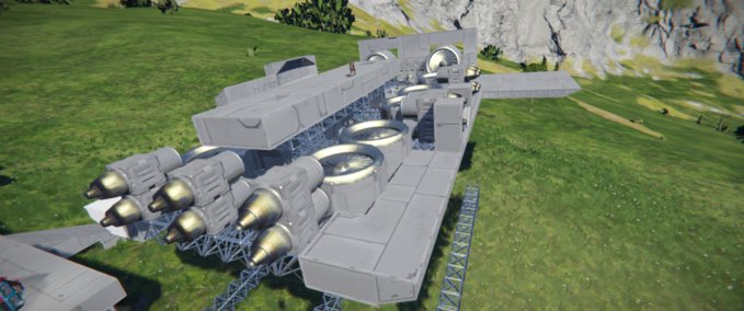 Blueprint Proud Mary mk2 Space Engineers mod