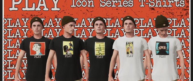 Gear Play - Icon Series T-Shirts Skater XL mod