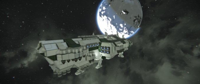 Blueprint New Atlas Assault Corvette Space Engineers mod
