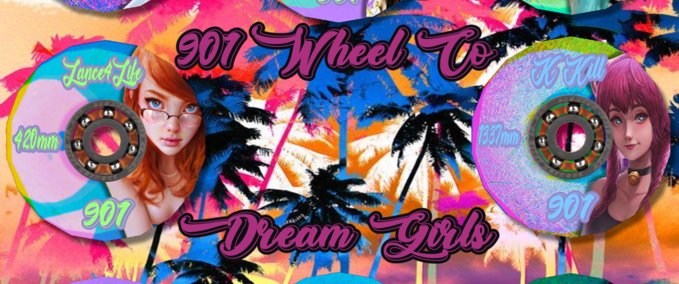 Other 901 Wheel Co. Dream Girls Skater XL mod