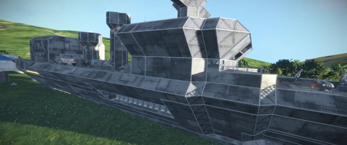 Blueprint USN Destroyer Class Space Engineers mod