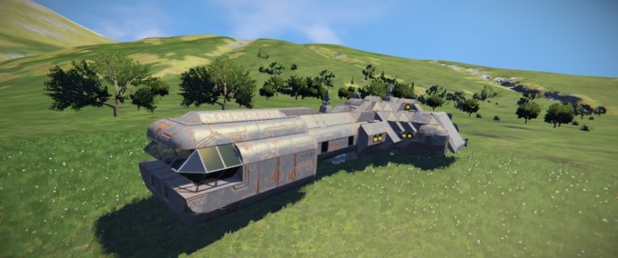 Blueprint Old Freighter Space Engineers mod
