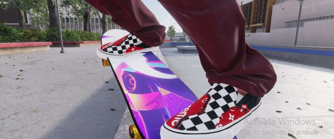 Skater XL: Vans Louis Vuitton Supreme Checker slip ons v 1.0 Gear, Shoes Mod für Skater XL
