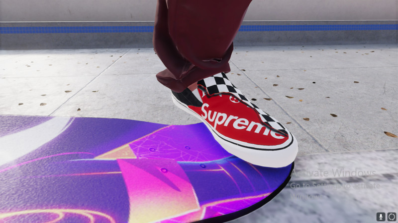 Skater XL: Vans Louis Vuitton Supreme Checker slip ons v 1.0 Gear, Shoes Mod für Skater XL
