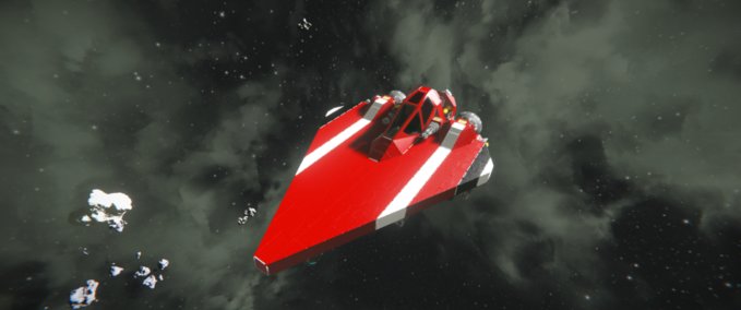 Blueprint Lil Red Starfighter Mk3 Space Engineers mod