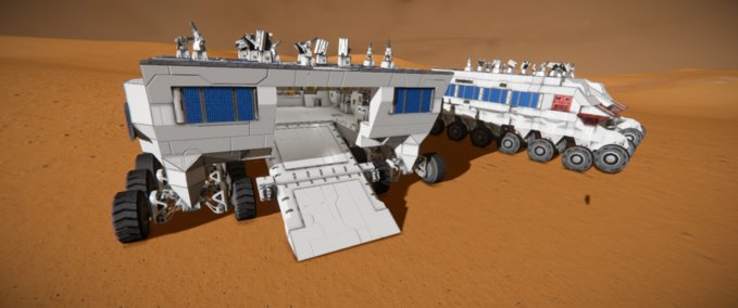 Blueprint Land Crawler Space Engineers mod