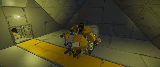 Blueprint The Guppy Fighter Space Engineers mod