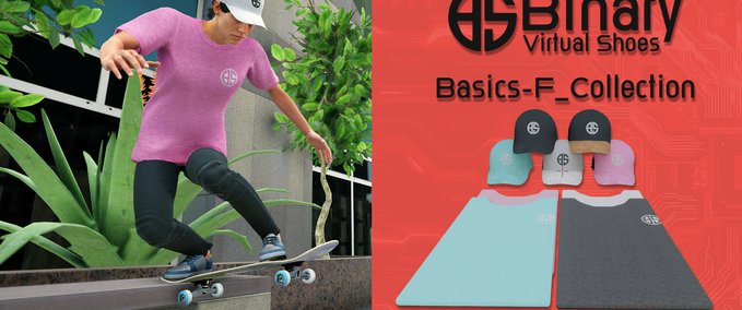 Gear Binary - Basics - Female Collection Skater XL mod