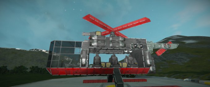 Blueprint Chopper mk2 Space Engineers mod