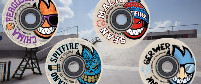 Gear Spitfire Wheels - Limited Edition Skater XL mod