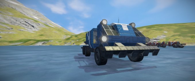 Blueprint Vanguard Utility Truck V.2 Space Engineers mod