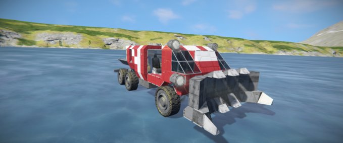 Blueprint Vanguard Utility Truck Space Engineers mod