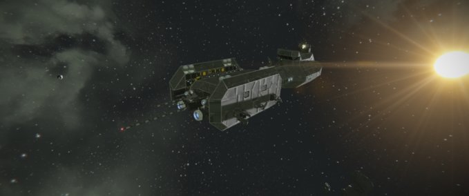 Blueprint A.S.F Destroyer Space Engineers mod