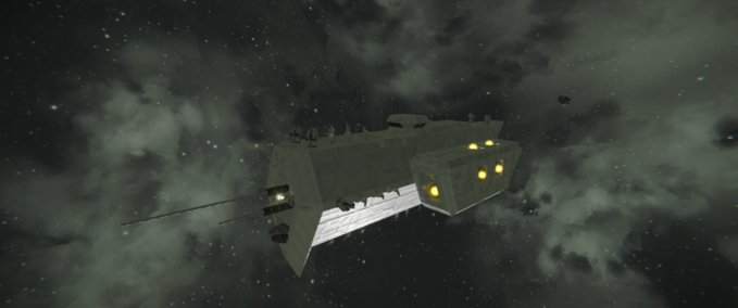 Blueprint A.S.F Warship Space Engineers mod