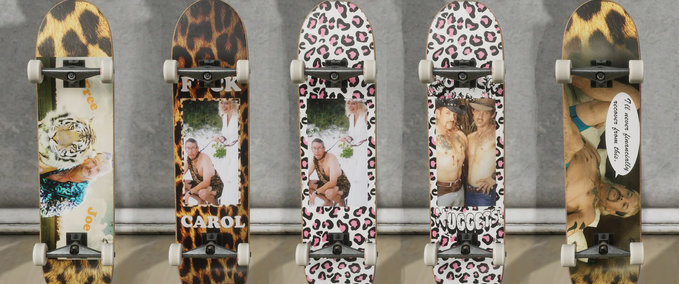 Gear Joe Exotic deck PACK Skater XL mod