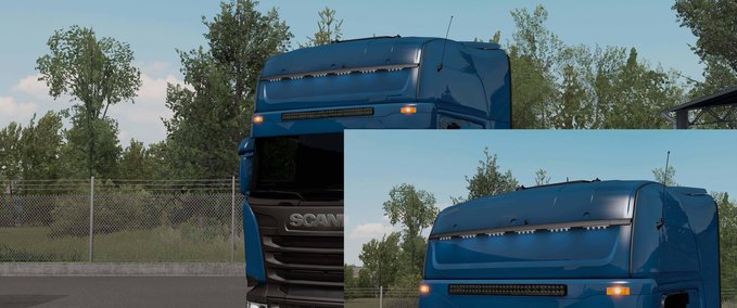 Trucks Scania RJL Sonnenblenden Paket [1.38.x] Eurotruck Simulator mod