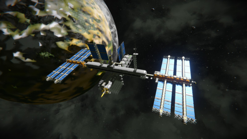 Space Engineers: US SPACE STATION v 1.0 Blueprint, Ship, Base, Other ...