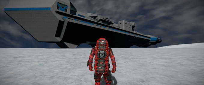 Blueprint Imperial Research Frigate Space Engineers mod