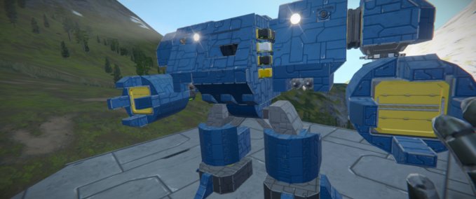 Blueprint Space Marine Dreadnought Space Engineers mod