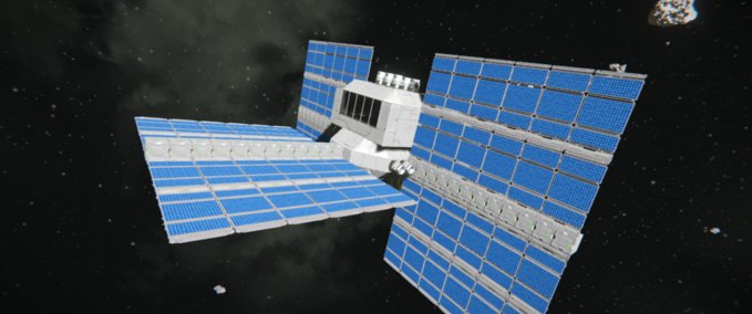 Blueprint Small fully equipped space station Space Engineers mod
