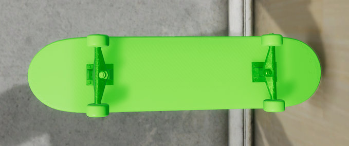 Gear Girl - Yeah Right! complete green board Skater XL mod