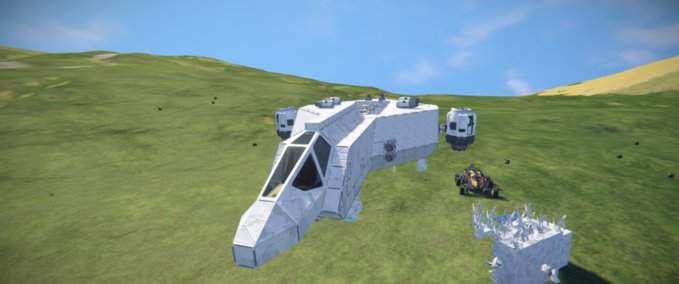 Blueprint URN VTOL Tester Space Engineers mod