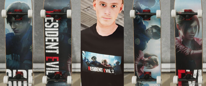 Gear NMNR Resident Evil 2 Pack Skater XL mod