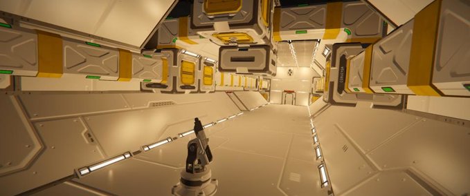World Main Hallway 2 Space Engineers mod