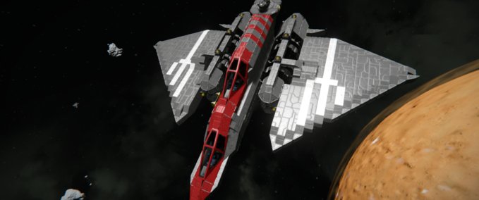 Blueprint Trident Multi-role Fighter Space Engineers mod
