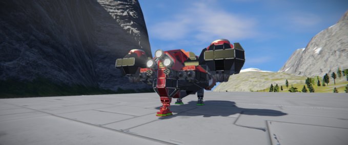 Blueprint Quadfighter Space Engineers mod