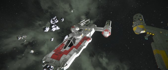 Blueprint Y wing bomber Space Engineers mod