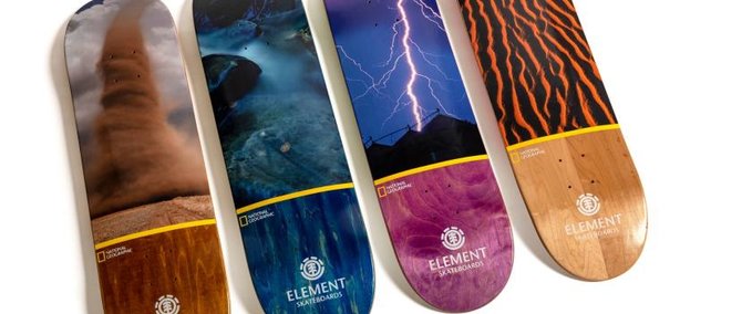 Real Brand Element X National Geographic deck pack Skater XL mod