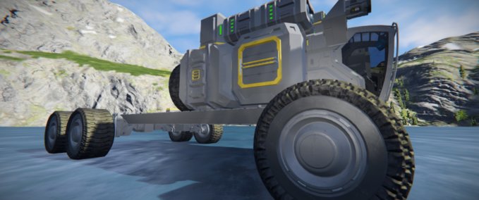 Blueprint G.I. Rover Flatbed Mk2 Space Engineers mod