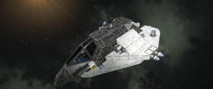 Blueprint Aquila Fighter Space Engineers mod