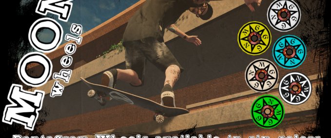 Other Moon Wheels - Pentagram Wheels Skater XL mod